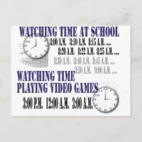 watching time at school video gamer