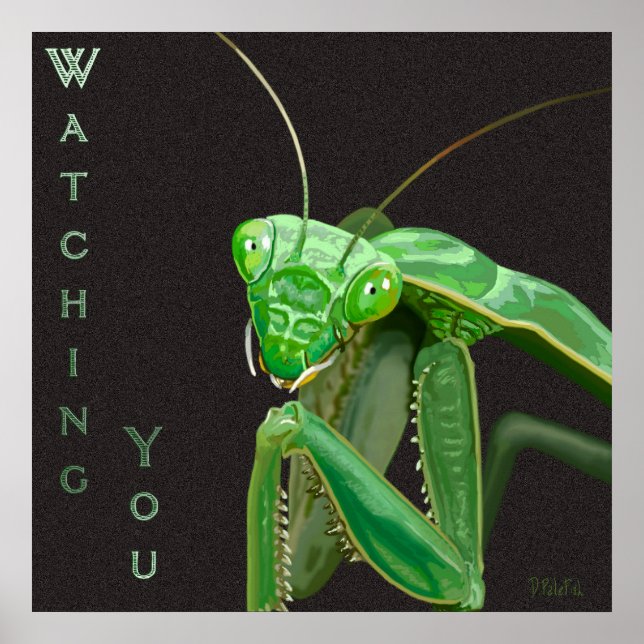 Watching You - Green Version Poster (Front)