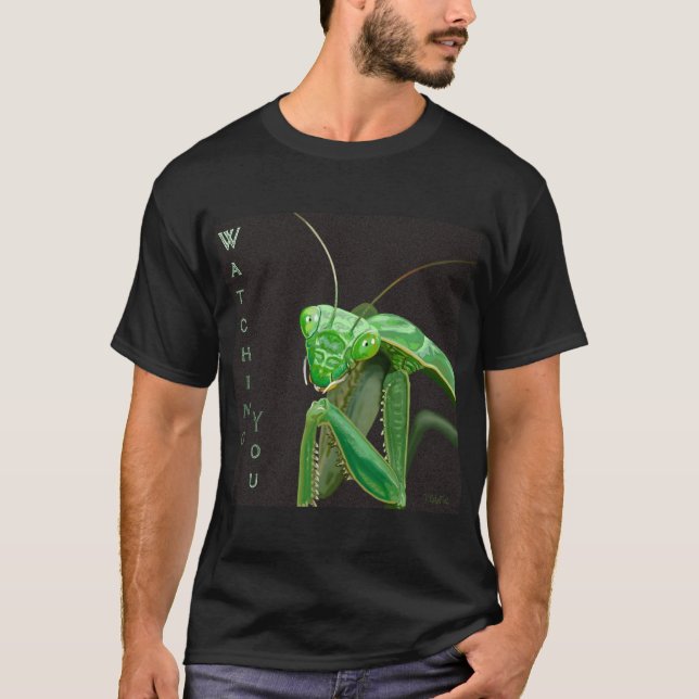 Watching You - Green Version T-Shirt (Front)