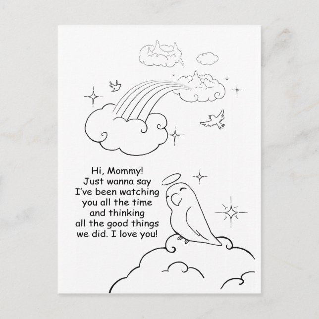 Watching you postcard (Front)