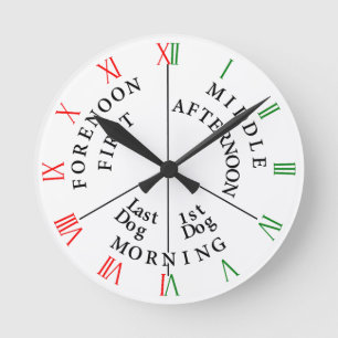 Watchkeeping  Mens  Round Clock