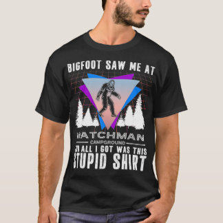 Watchman Campground Zion National Park Bigfoot Uta T-Shirt