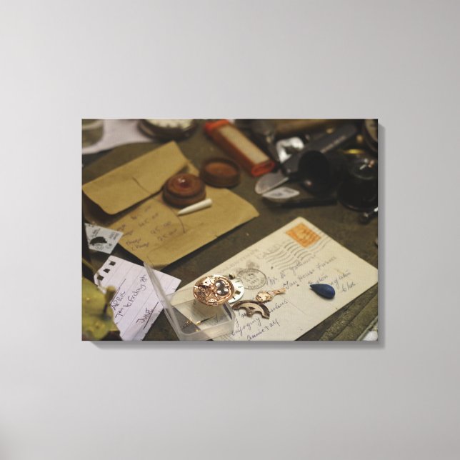 Watchsmith's workshop canvas print (Front)