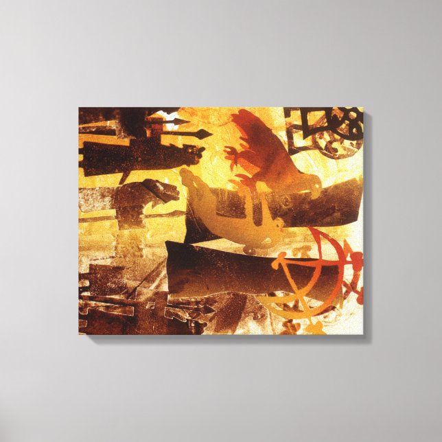 Watchstone and Symbols Canvas Print (Front)