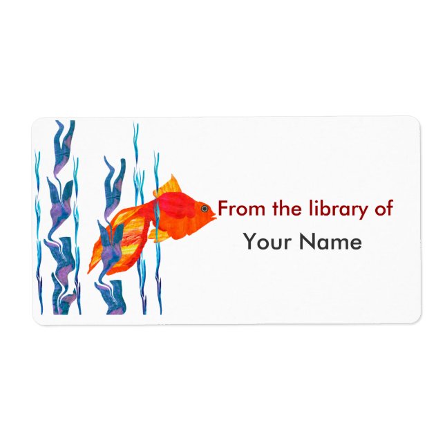 Watecolor Cute Red Fish  Digital Quilt (Front)