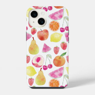 Watecolor Fruit Pattern iPhone 14 Case