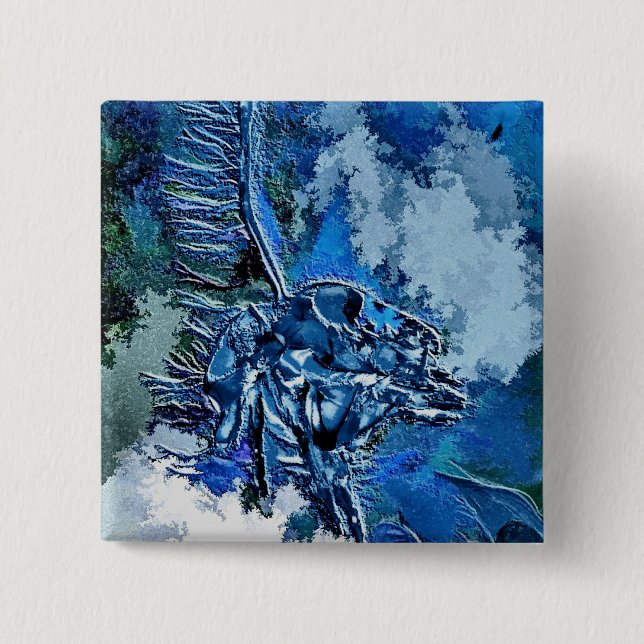 WATER 15 CM SQUARE BADGE (Front)