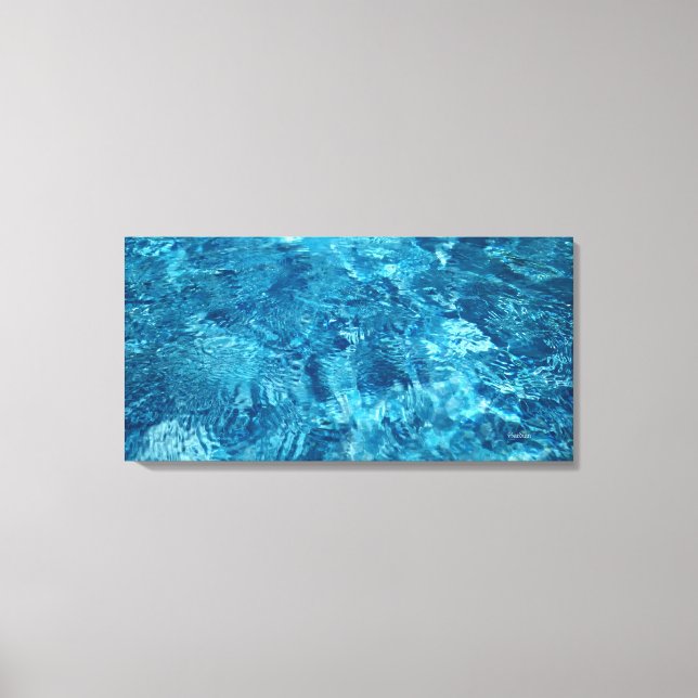 Water 32×16 Canvas Print (Front)