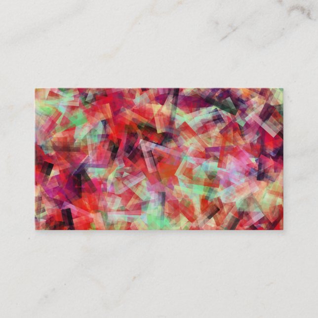 WATER ABSTRACT 2 BUSINESS CARD (Front)