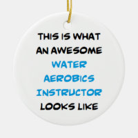 water aerobics instructor, awesome