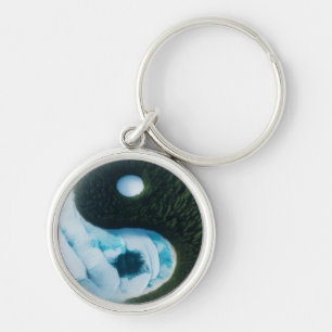 Water and Earth Keychain