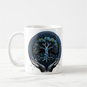 Water and Wisdom: The mystical Celtic Tree of Life Coffee Mug