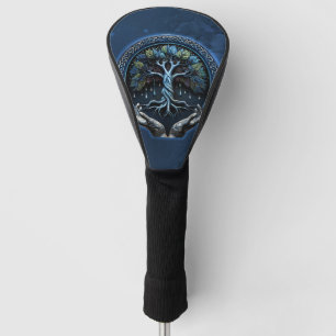 Water and Wisdom: The mystical Celtic Tree of Life Golf Head Cover