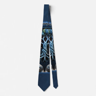 Water and Wisdom: The mystical Celtic Tree of Life Tie