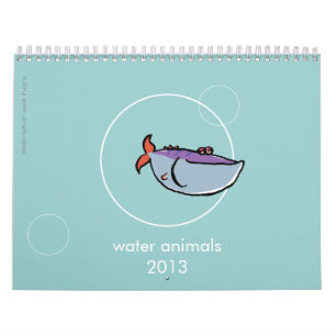 water animals 2013 - with your own words calendar