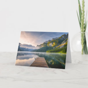 Water   Azure Alpine Lake, Austria Card
