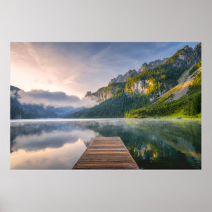 Water Azure Alpine Lake, Austria Poster