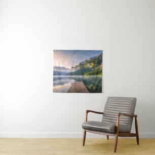 Water Azure Alpine Lake, Austria Tapestry