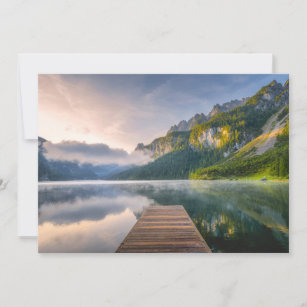Water   Azure Alpine Lake, Austria Thank You Card