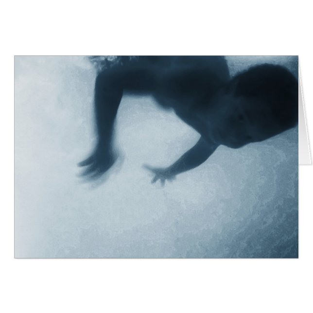 Water-Baby Card (Front Horizontal)