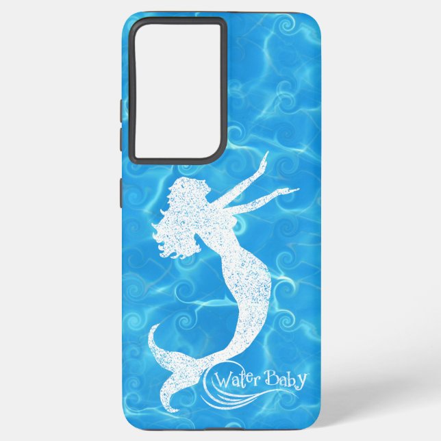 Water Baby Mermaid Wave Case (Back)