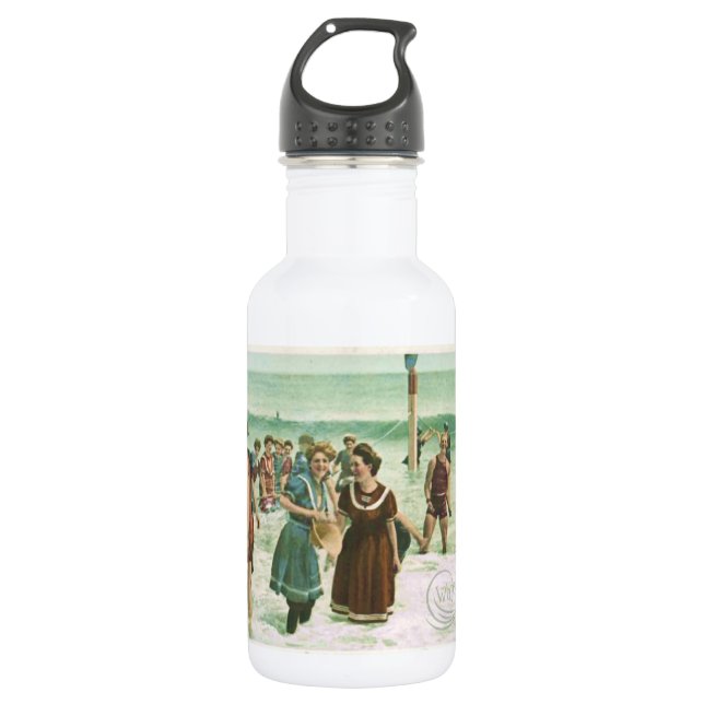 Water Baby Vintage Bathers Water Bottle (Front)