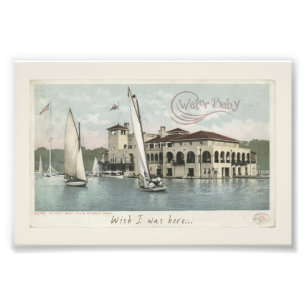 Water Baby Vintage Sailboats Photo Print