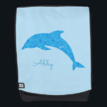 Water Baby - Water Dolphin Backpack<br><div class="desc">A dolphin made of water,  on a backpack you can personalise.</div>
