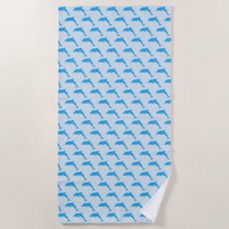 Water Baby - Water Dolphin Beach Blanket