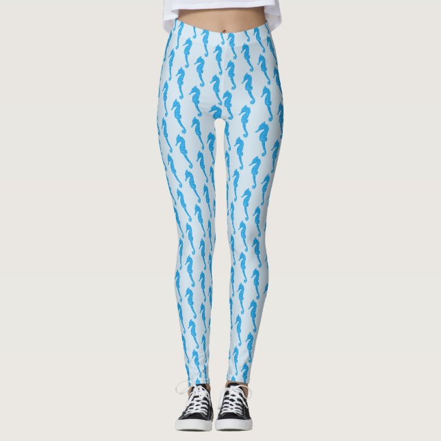 Water Baby - Water Seahorse Leggings (Front)
