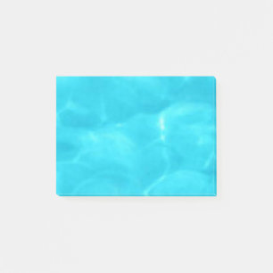 Water background post-it notes