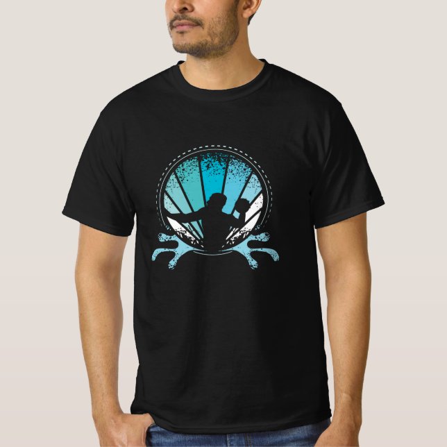 Water Ball Retro T-Shirt (Front)
