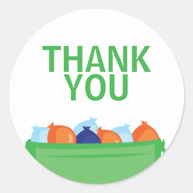 Water Balloon Sticker (Front)