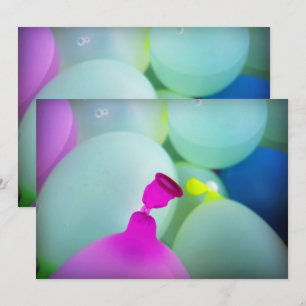 Water Balloons Invitation