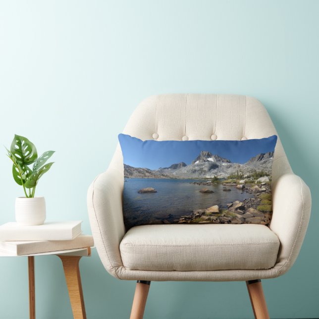 Water | Banner Peak Thousand Island Lake Lumbar Cushion (Chair)