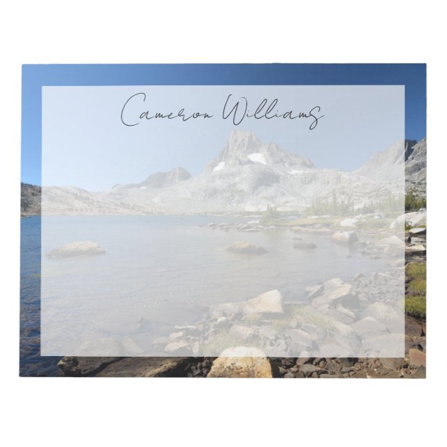 Water | Banner Peak Thousand Island Lake Notepad (Front)