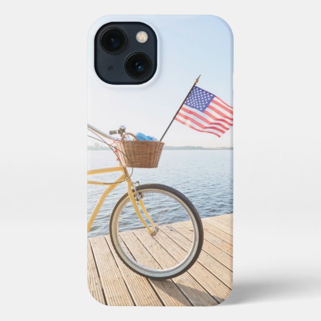 Water | Bicycle By the Lake iPhone Case (Back)