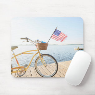 Water   Bicycle By the Lake Mouse Mat