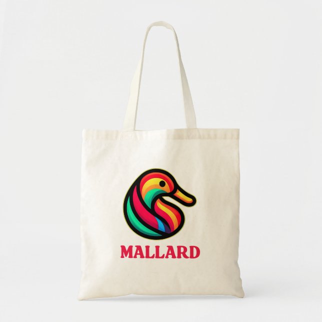 Water Bird Mallard Tote Bag (Front)