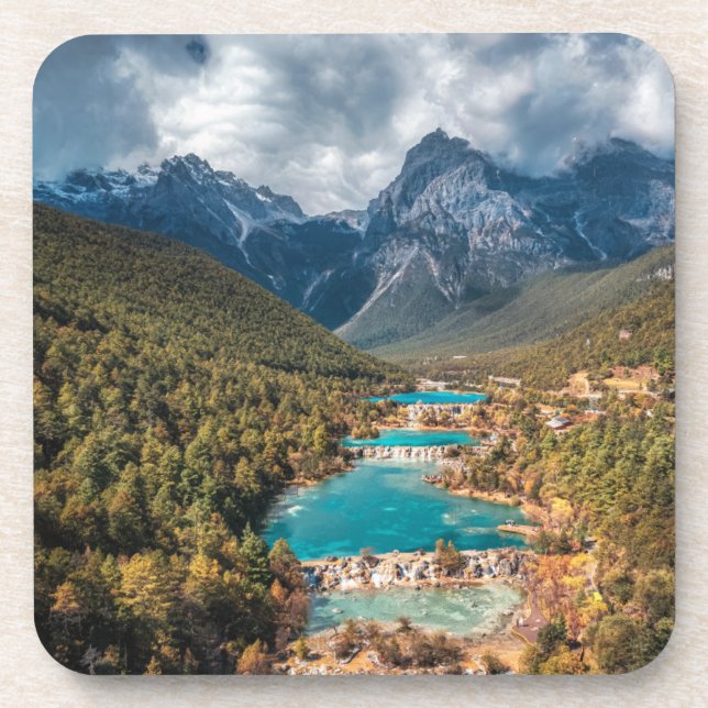 Water | Blue Moon Lake, China Coaster (Front)