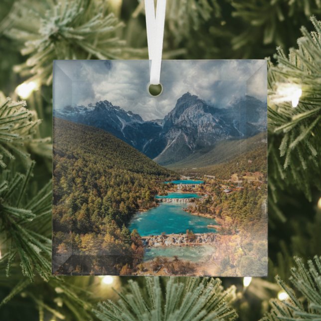 Water | Blue Moon Lake, China Glass Tree Decoration (Insitu)