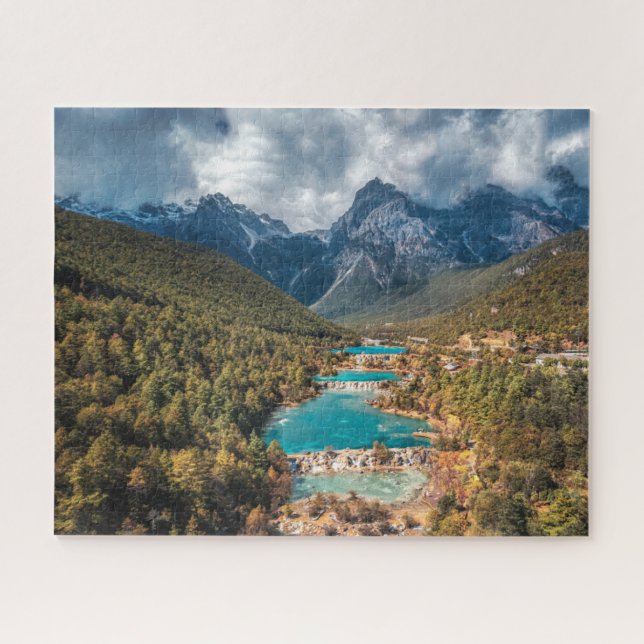 Water | Blue Moon Lake, China Jigsaw Puzzle (Horizontal)