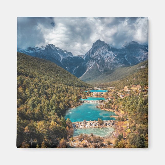 Water | Blue Moon Lake, China Magnet (Front)