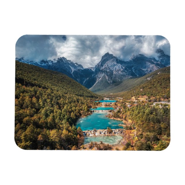 Water | Blue Moon Lake, China Magnet (Horizontal)