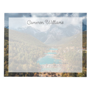 Water   Blue Moon Lake, China Notepad