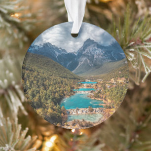 Water   Blue Moon Lake, China Ornament