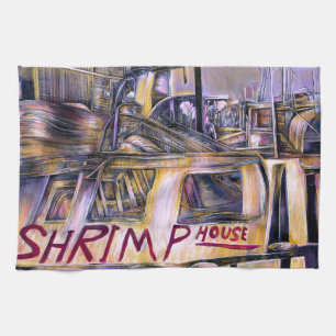 Water.born Mystery Meat, Israel Tea Towel