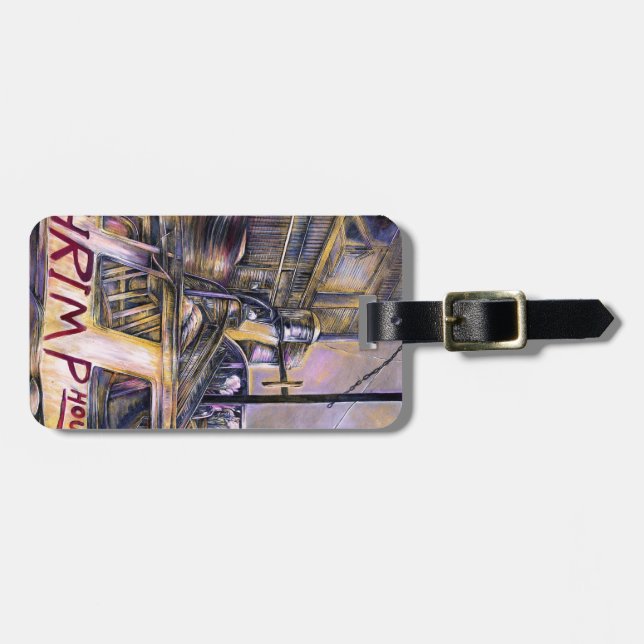 Water.born. Mystery Meat Luggage Tag  (Front Horizontal)