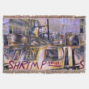 Water-Born Mystery Meat. Throw Blanket