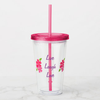 Water Bottle Acrylic Tumbler